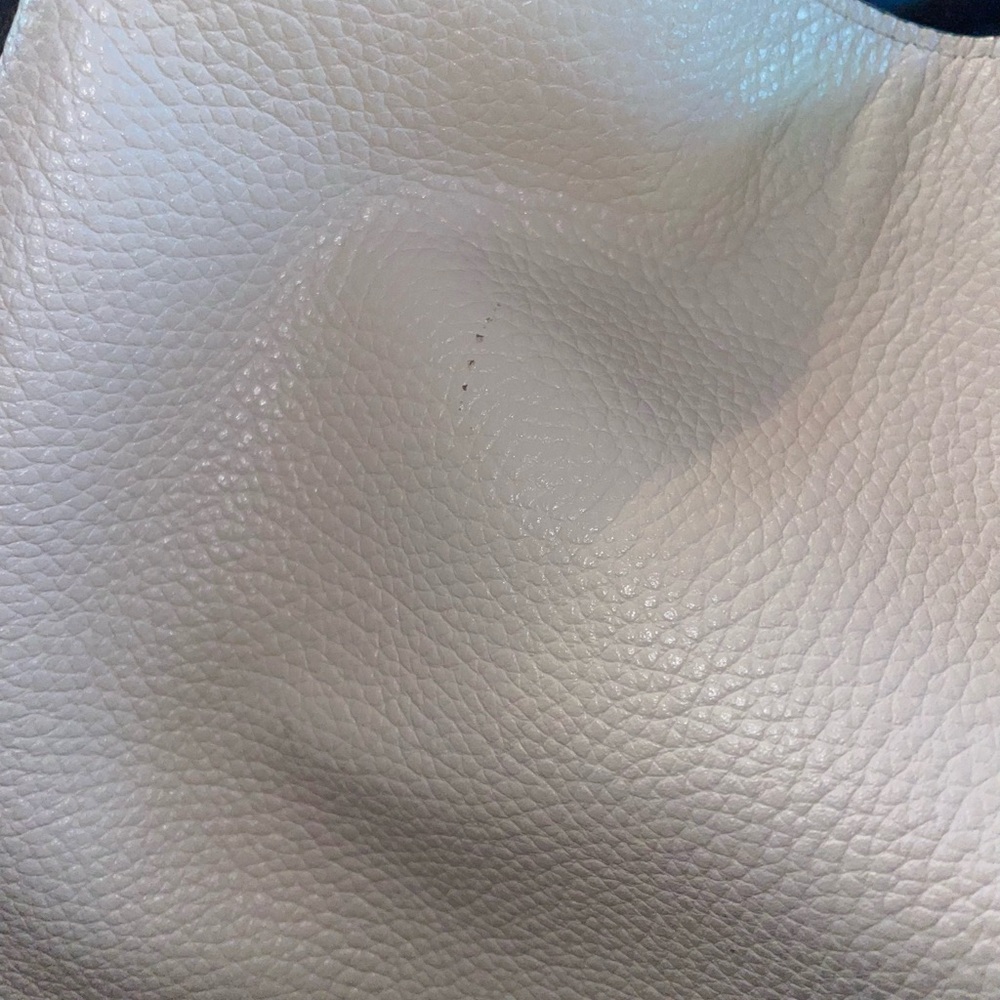 Coach Edie 31 Bandana Rivets Shoulder Bag Chalk White Pebble Leather - Picture 14 of 14